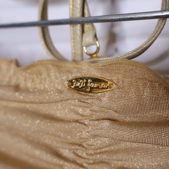 LULI FAMA Molded Underwire Top & Wavy Ruched Back Bikini Two Piece Women's S - Picture 9 of 12